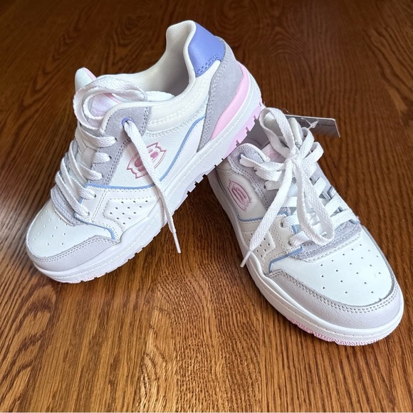 NIB Skechers Girl SKX-228 White/Multi Girl Sneakers size 1.5 - Picture 4 of 9